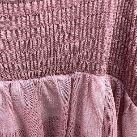 J Gee Crochet ruffle Dress size large - Picture 5 of 9